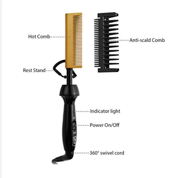 Dan Technology Anti-Scald mini ceramic hot comb - Picture 3 of 7